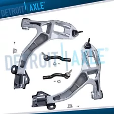 New 4pc Complete Front Lower Control Arms + Outer Tie Rod Ends for Crown Vic