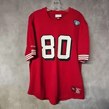 Mitchell & Ness 1994 San Francisco 49ers Jerry Rice 80 Throwback Jersey Mens XL