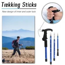 Tactical Trekking Poles Walking Cane For Outdoor Camping Hiking Survival Sticks