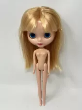 12” Blythe Doll With 4 Changing Eye Colors Blonde For Play Display Or OOAK