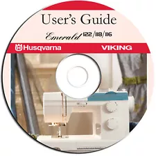 Husqvarna Viking Emerald 116-118-122 Sewing Quilting Machine User Guide Manual