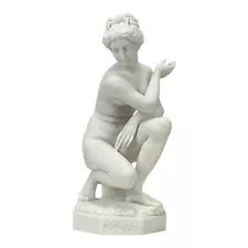 The Lely or Crouching Venus Aphrodite Kneeling Cast Marble Sculpture Statue Copy