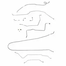 Fits 1967-70 Chevy C10 Short Bed Power Disc Brake Line Conversion Kit CBK0368SS