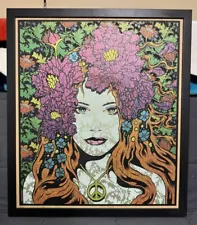 Chuck Sperry Eirene Oak Wood Panel Screenprint Framed (311 Widespread Panic)