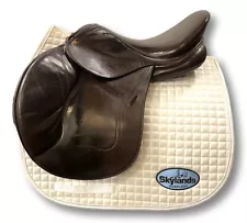 Used Schleese Eagle- Size 17.5" Jump Saddle Brown