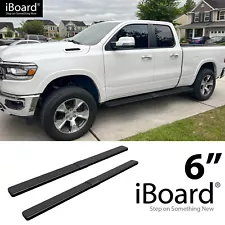 APS Board Wheel to Wheel Steel Black Fit Dodge Ram 1500 Crew Cab 6.5ft Bed 19-24