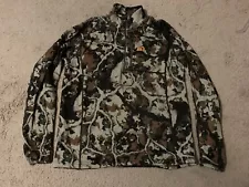 First Lite Furnace 1/4 Zip Large 350 wt Merino In Fusion Camo