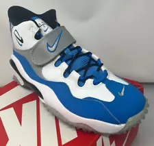 Nike Air Zoom Turf Barry Sanders Size sz 12 Blue White New Shoes 644104-100 max