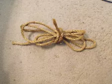 VN Era Shelter Half /Pup Tent/ Squad Tent Larger Type Hemp Rope, Mint Unissued