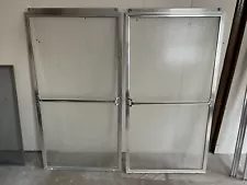 5 Feet Shower Doors With Tracks Used