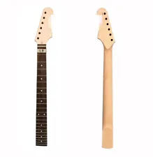 22 Frets Long Baritone Guitar Neck Maple Rosewood Fretboard for Strat ST Parts