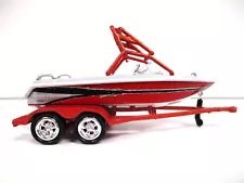 JOHNNY LIGHTNING - WAVE THRASHER - SUPERMAX SKI BOAT / TRAILER - 1/64