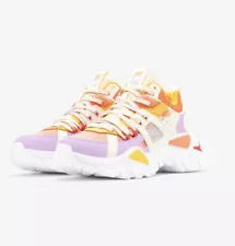 FILA CAGE MID MIXED MEDIA Sneakers White/Orange/purple/yellow Girl Shoes