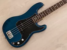 1981 Fender Precision Bass Vintage USA-Made Bass Custom Color Trans Blue w/ Case