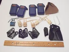 1977 STAR WARS PARTS #7 CHEWBACCA BANDOLIER STRAP BLUE BOXES & BACK PACKS LOT