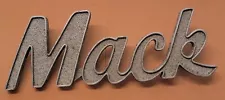 New ListingVintage MACK truck emblem pick up name badge trim Metal 27RU2127 (NOT PLASTIC)