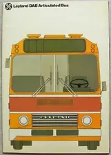 LEYLAND DAB ARTICULATED BUS UK Sales Brochure Late 1970s