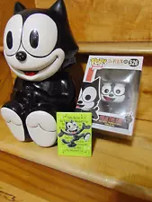 vtg 1991 Felix The Cat Cookie Jar Benjamin Medwin,,ref magnet, pop funko felix