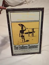 Endless Summer Poster Tiki Style Framed Perfect For Bar Novelty