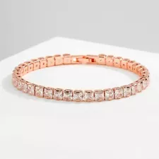 Real MoissaniteTennis Bracelet for Women 925 Sterling Silver Wedding Jewelry