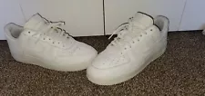 Rare Snake skin Nike Air Force 1 Triple white 718152-106 Size 12