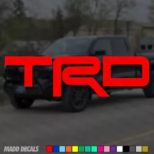 TRD Decal For Toyota Trucks Tacoma Tundra Grille Bumper Sticker Logo