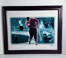 Tiger Woods Upper Deck Framed Collage LE 2001 23" X 19" 49/2001