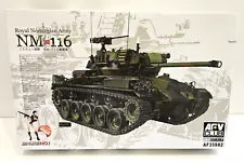 1/35 AFV CLUB NM-116 #AF35S82 USED STARTED NORWEGIAN CHAFFEE M24 MODEL KIT