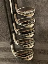 King Cobra F7 Iron Set 6-gap Wedge . No P.W. With Fujikura 63 Lite Flex