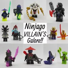 LEGO NINJAGO VILLIANS Snakes Skeletons Stone Army Sky Pirates Ghosts MORE