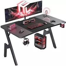 HLDIRECT 32/40/47/55 Inch Gaming Desk Gamer Table Computer Desk PC Workstation