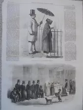 USA a dandy slave in Baltimore & salves for sale New Orleans 1861 prints ref ab