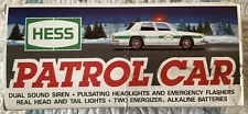 VINTAGE 1993 Hess toy police Patrol Car with lights, sirens, in original box