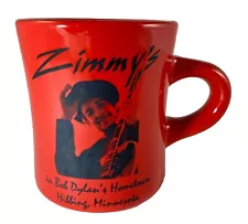 Zimmy’s BOB DYLAN'S Tribute Restaurant Hibbing MN COFFEE CUP MUG Rare