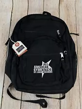 NWT Jansport Big Student Backpack Black St Louis Gymnastics