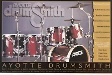 1999 small Print Ad of Ayotte drumSmith Drum Kit