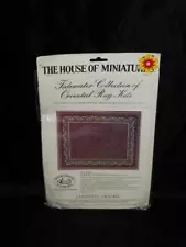 House of Miniatures Oriental Rug Needlepoint Kit Sarouk Saraband NEW 8 x 10"