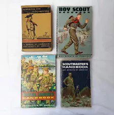 Vintage Boy Scout Handbooks 1960s/1938 Patrol Leaders Scoutmasters BSA