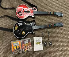 Playstation 3 - GUITAR HERO 3 & Aerosmith Games + 2 Wireless Guitars w/ Dongles