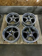 SSR Werfen GT03 GT3 custom 3 piece JDM 19” 5x120 wheels rims Tags: Volk Bbs Work