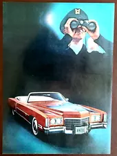 Cadillac Eldorado Convertible Original 1971 Vintage Print Ad