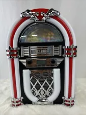 Victrola Nostalgic Countertop Jukebox - Multicolor Light Bluetooth Radio VJB-127