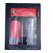 New ListingStarbucks 2017 Holiday Gift Set Bundle Hot Cold Tumblers Cups Ground Coffee New