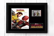 Deadpool & Wolverine Stunning Framed Film Cell Display Cast signed Stunning