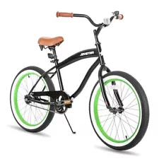 JOYSTAR 20 24 26 Beach Cruiser Bike for Girls, Boys, Mens and Womens, Single Spe