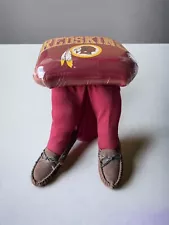 WASHINGTON REDSKINS STOOL W/LEGS OLD LOGO - OOAK RARE!