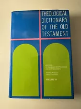 Theological Dictionary of the Old Testament, Volume VI Hardcover New