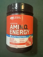 Optimum Nutrition Amino Energy Electrolytes, Strawberry Burst, 72 Servings