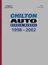 CHILTON'S AUTO REPAIR MANUAL, 1998-2002 - PERENNIAL By Chilton - Hardcover NEW