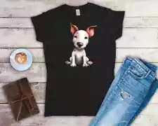 Puppies 19 Different Breeds Bull Terrier-English Foxhound Ladies T Shirt